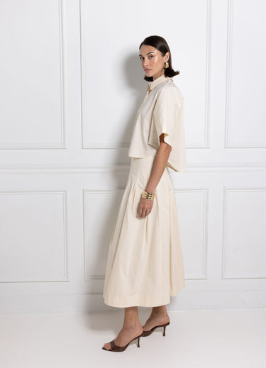 Simkhai Eleora Midi Skirt Stone