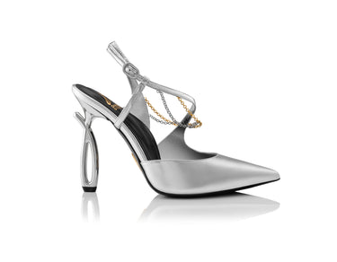 Daniela Uribe Be Yourself Pump Silver