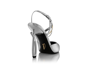 Daniela Uribe Be Yourself Pump Silver