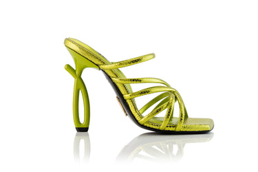 Daniela Uribe Entwine Sandals Electric Green