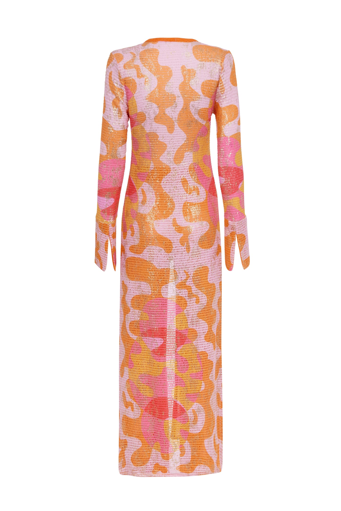 FARDA MULTICOLOUR KIMONO WITH FLOWER SHAPED ACCESSORY