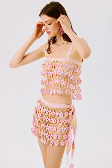 My Beachy Side Fleur Hand-Crocheted Skirt