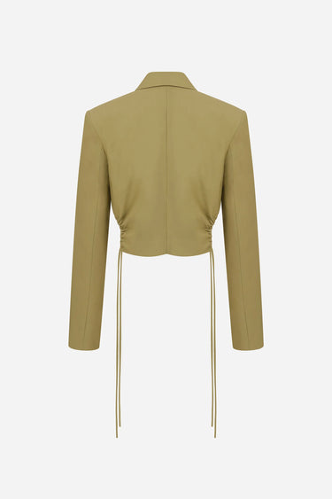 ILA RUTH Cropped Blazer With Side Details