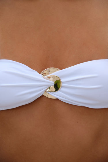Moeva MARCELLA White Bikini Top