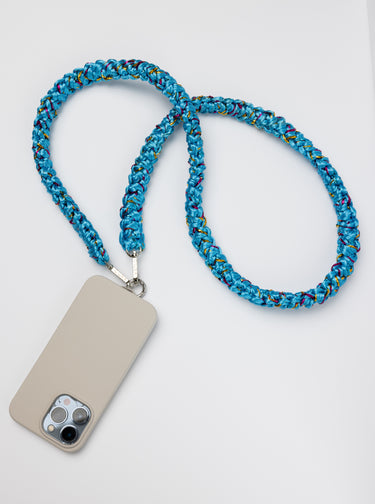 Blue  Phone strap