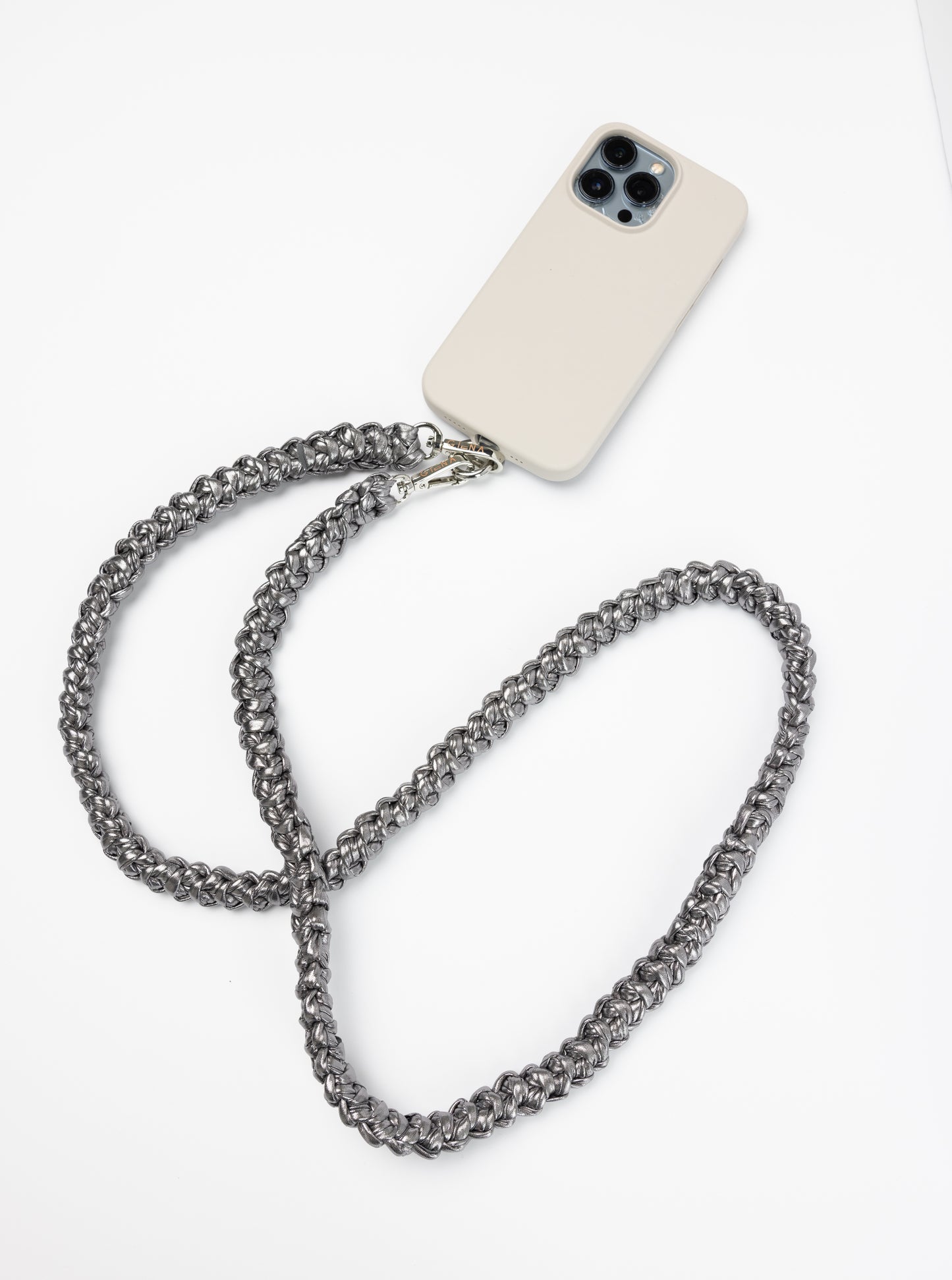 Metallic Smoked Phone strap