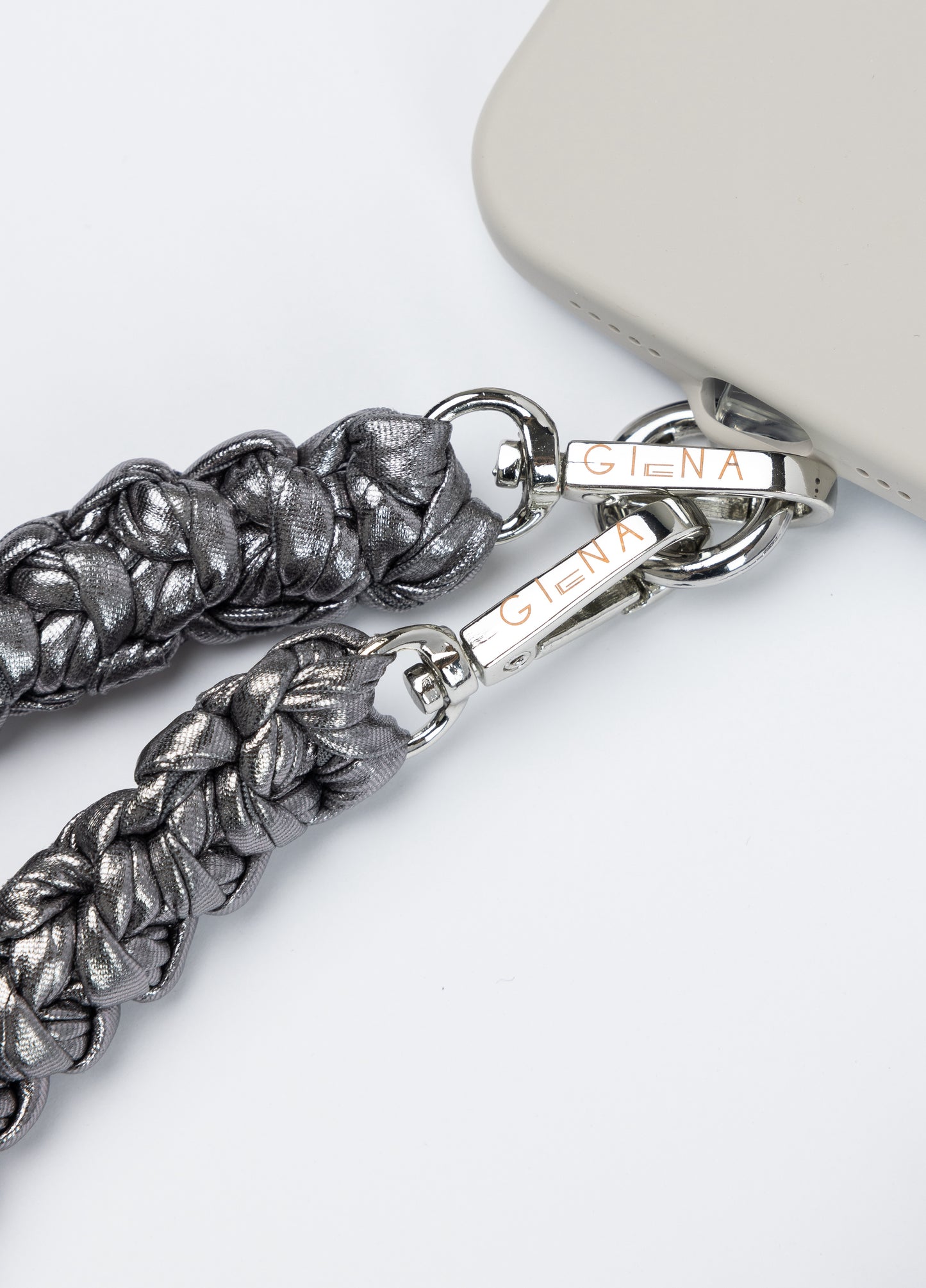 Metallic Smoked Phone strap