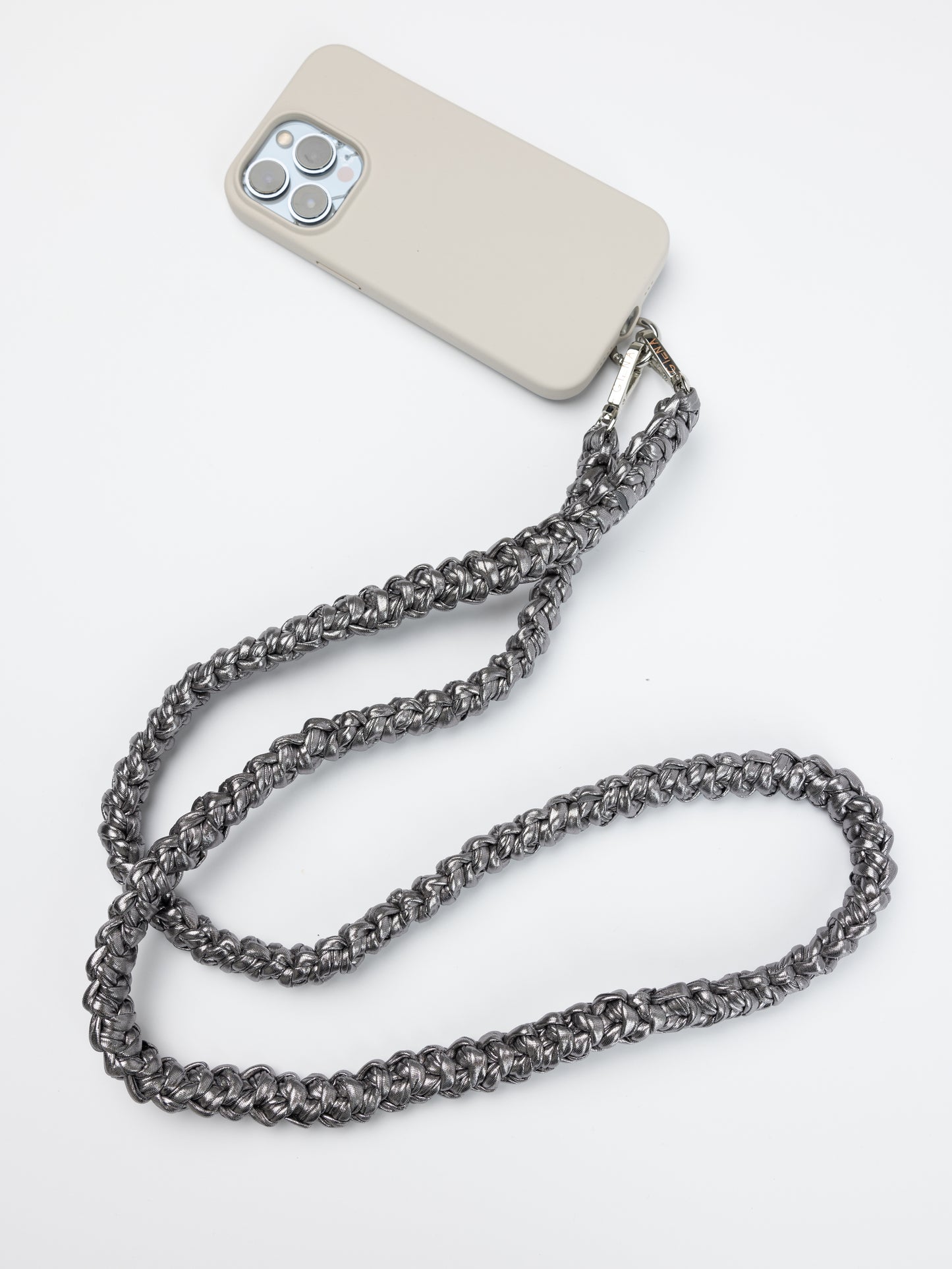 Metallic Smoked Phone strap