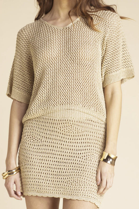 Sunday Saint Tropez LEO Top Gold