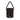 Le Nine Mini Cylinder Black Raffia Bag