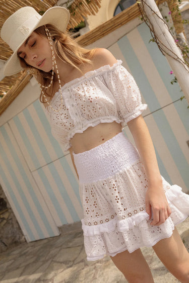 Sunday Saint Tropez CLOE Top White