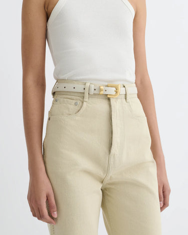 Nanushka Darbie N' Monogram Belt Off White