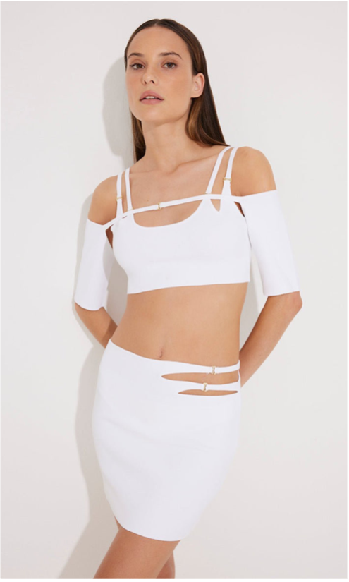 Moeva ONTARIO White Skirt