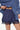 LMND Lumi Shorts with Lace Trim Navy