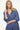 LMND Chiara Long Sleeve Shirt Stripes Mid-Length Navy/Natural