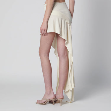 Franceesco Murano Asymmetric Skirt With Bands Sand