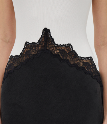 THIRD FORM ECHO CONTRAST TANK DRESS | MOONSTONE