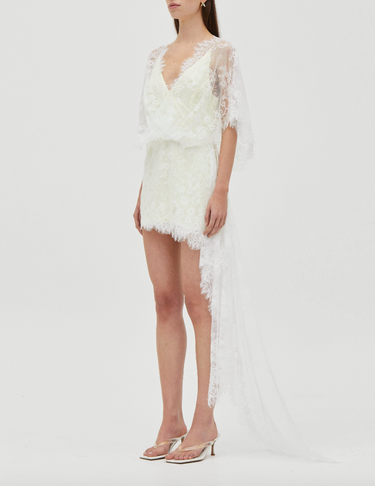 THIRD FORM POETRY DRAPED LACE DRESS | LEMONADE