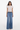 Self-Portrait Light Blue Rhinestone Stripe Denim Jeans