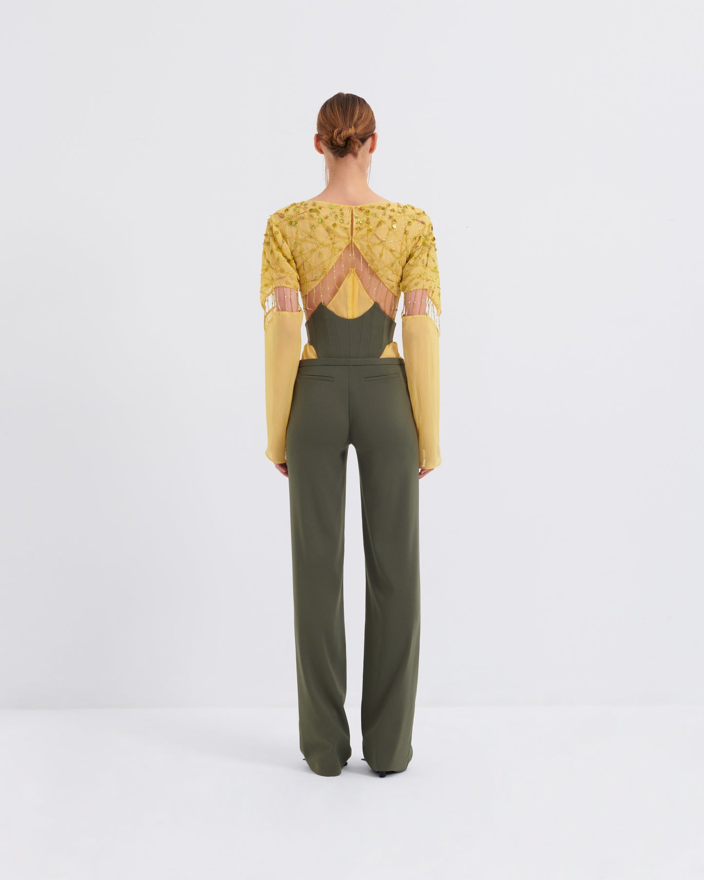 Tayfun Kaba Cut-Out Corset Pants