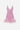 ILA TULIP V Neck Mini Dress with Feather Trim