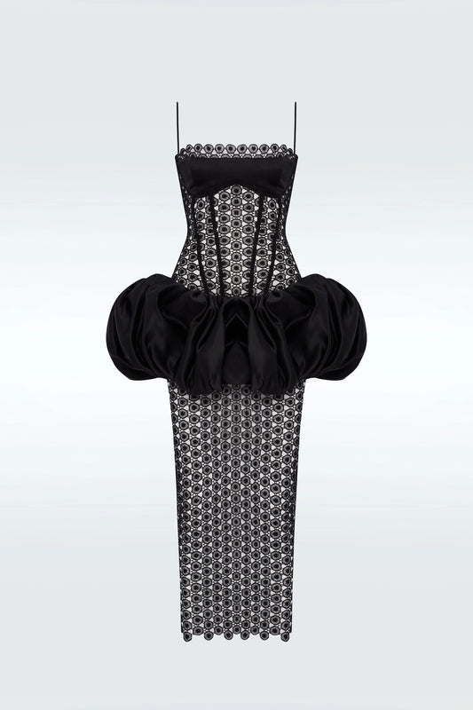 Zeynep Tosun Broderie Balloon Dress