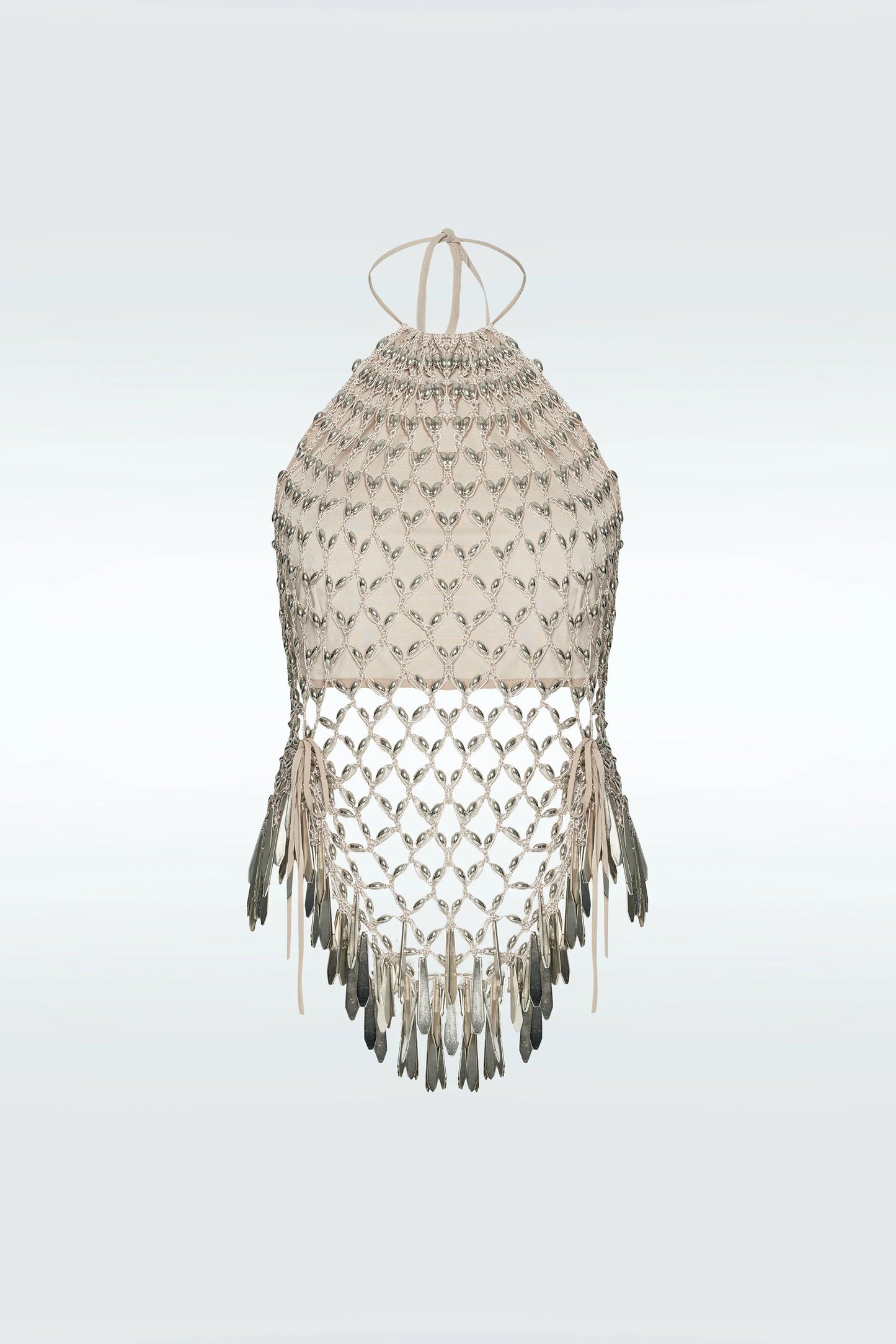 Zeynep Tosun Cannes Top Beige