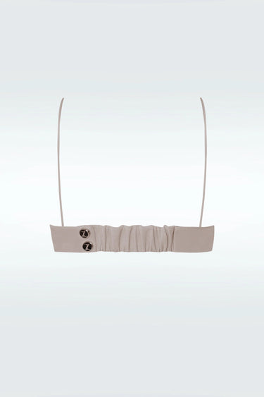 Zeynep Tosun Logo Top Beige