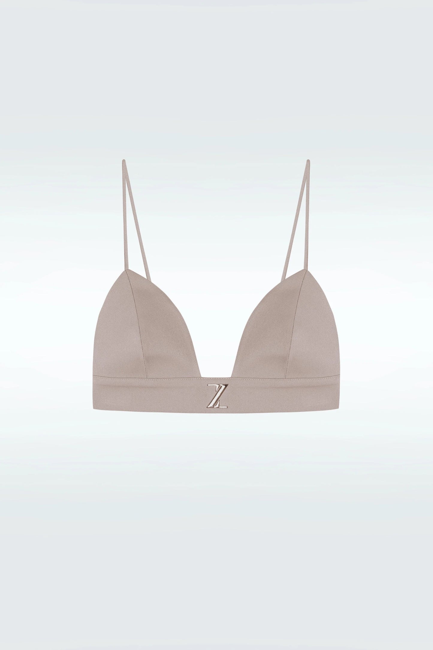 Zeynep Tosun Logo Top Beige