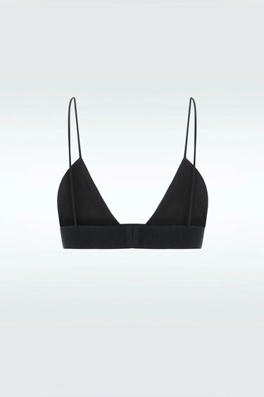 Zeynep Tosun Logo Black Bra