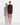 Alex Perry Long Sleeve Open Back Drape Mini Dress in Dry Jersey Carob