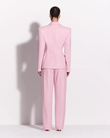 Alex Perry Single Breasted Contour Blazer Blush Pink