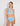 Moeva ETTA Blue/White High Waist Bikini Bottom