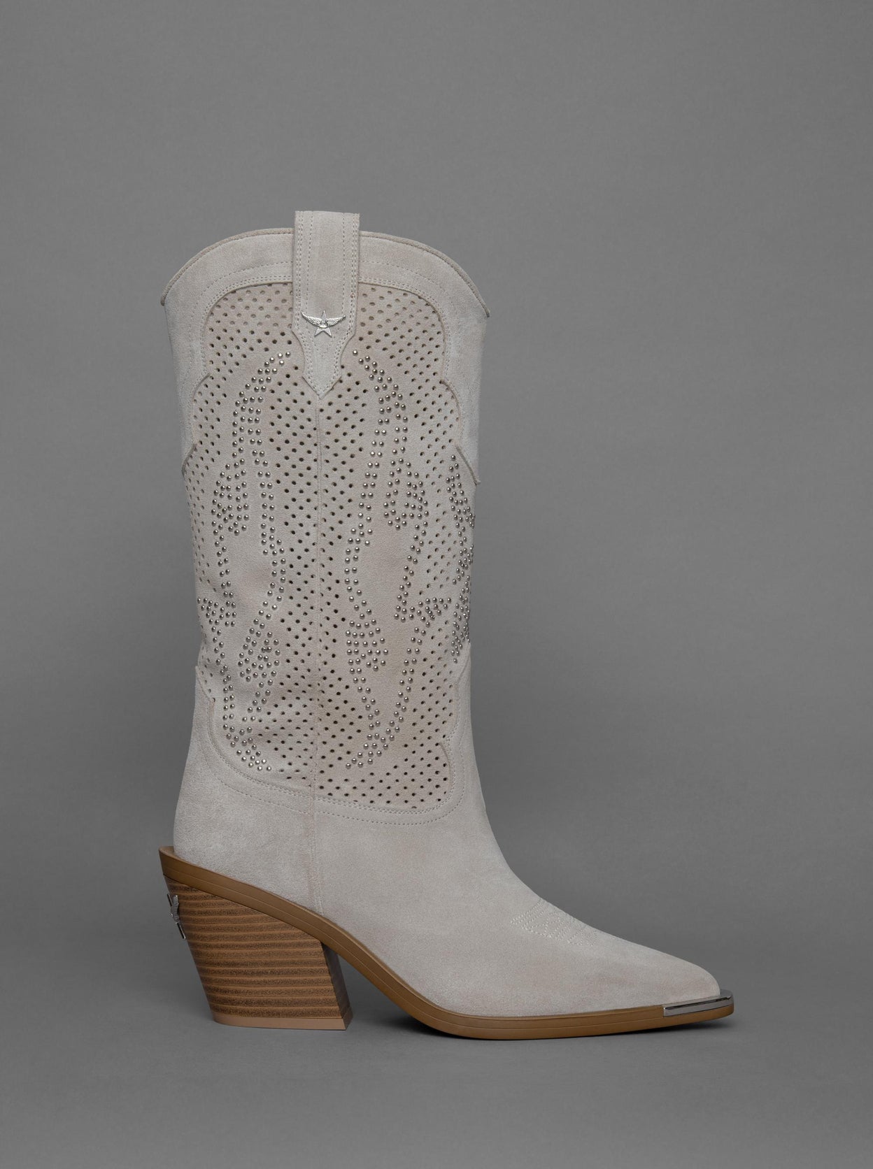 LOIE Inferno Beige Suede Boots