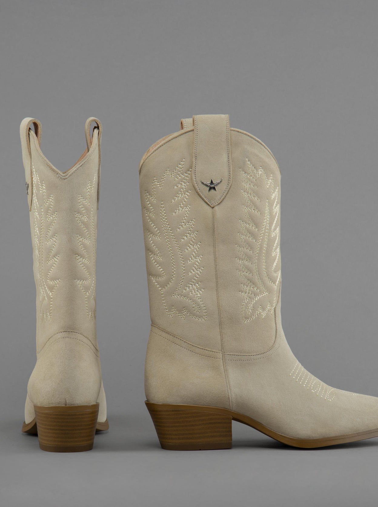 LOIE Lauro Beige Suede Boots