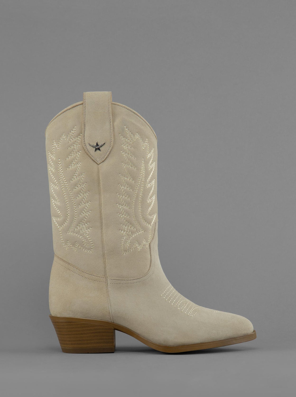 LOIE Lauro Beige Suede Boots