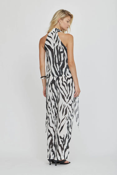 THIRD FORM MIRAGE CASCADING TOP ZEBRA