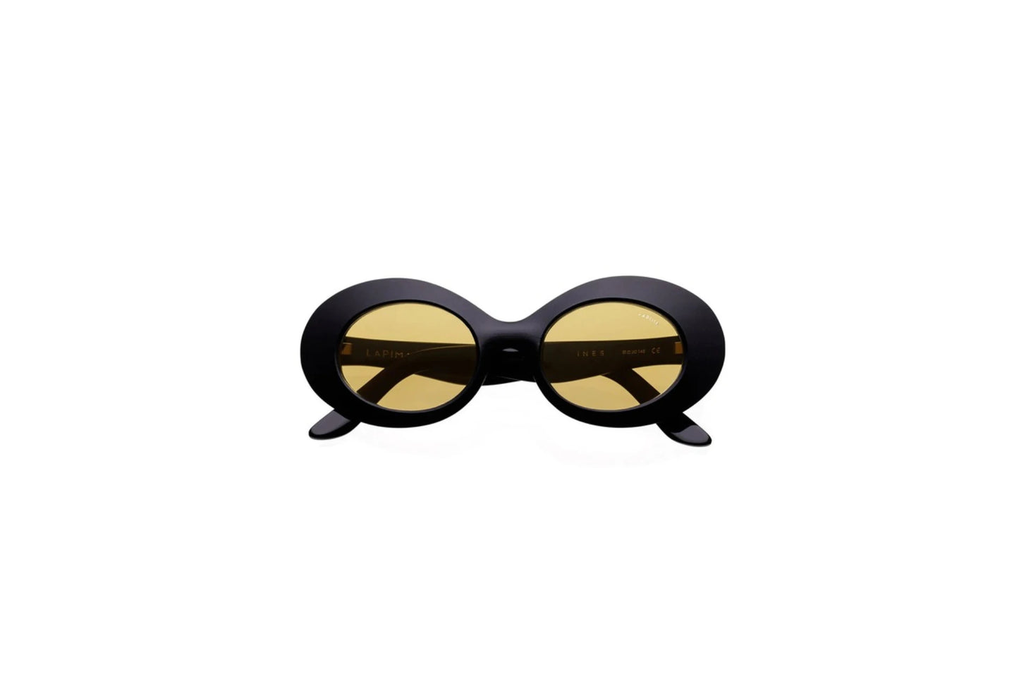 Lapima Ines Sunglasses Natural Black Vintage