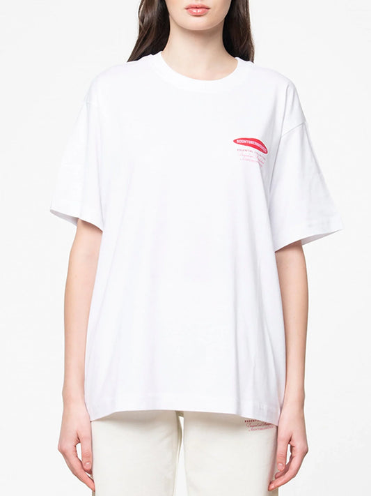 SOON TO BE ANNOUNCED  Essentials Logo Regular Fit S/S T-shirt White