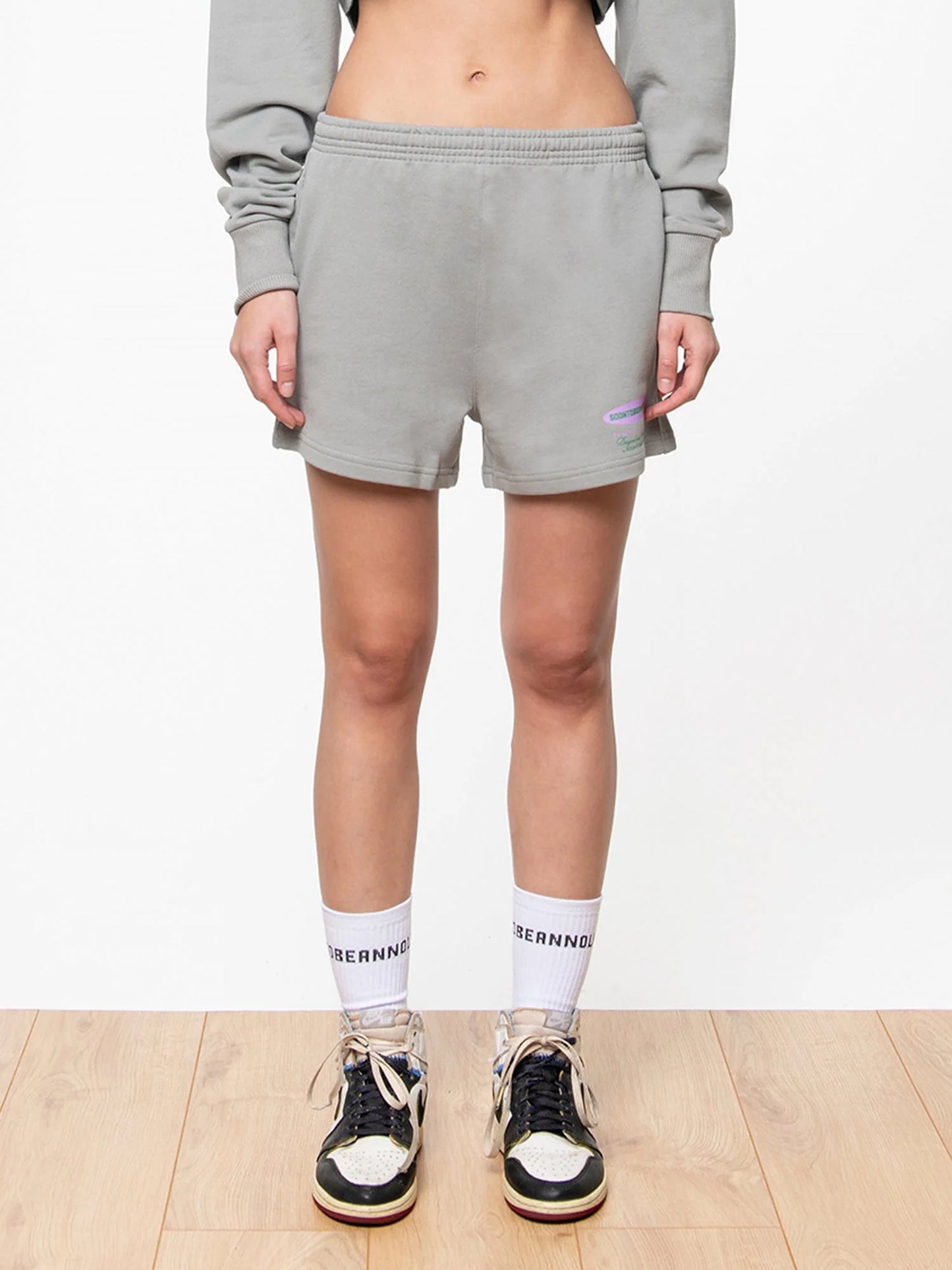 SOON TO BE ANNOUNCED  Essentials Logo Shorts Moon Mist