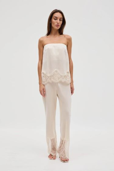 Third Form VISIONS LACE STRAPLESS TOP BUTTERCREAM